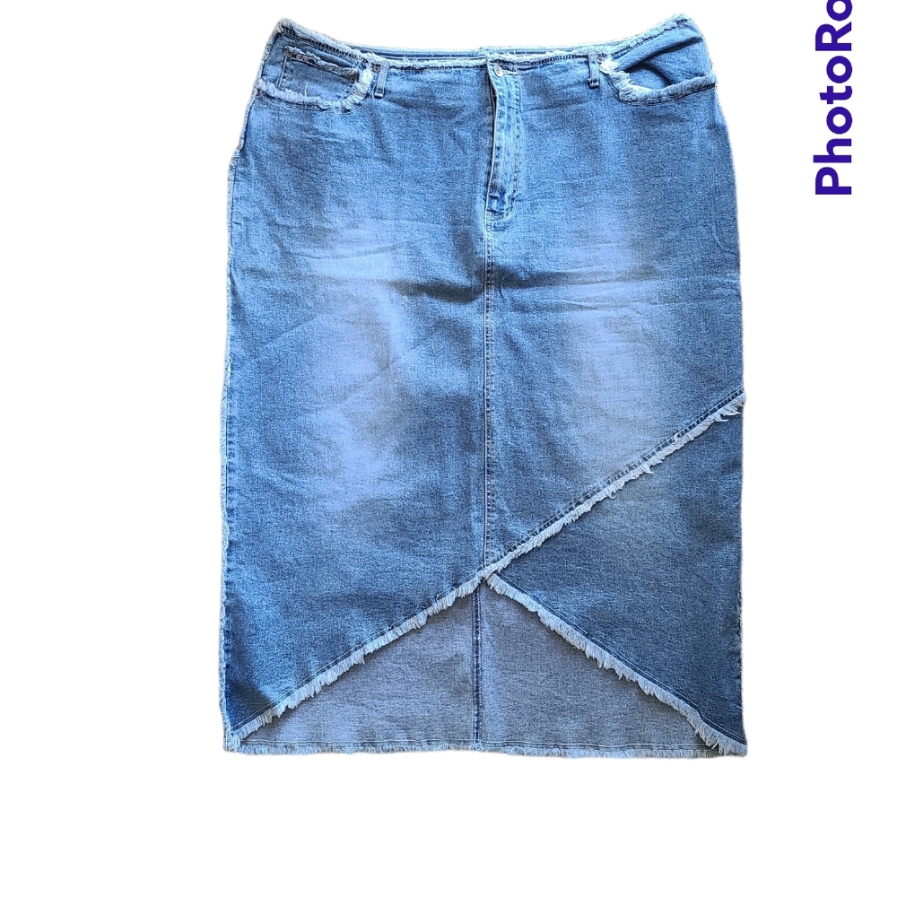 Revolt Y2K Jean Skirt Size 26